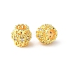 Brass Micro Pave Cubic Zirconia European Beads KK-U067-08G-06-1