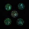 Luminous Printed Acrylic Beads OACR-M022-04-1