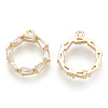 Cubic Zirconia Charms KK-S348-051-1