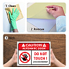 5Pcs Waterproof PVC Warning Sign Stickers DIY-WH0237-033-4