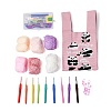 Crochet Kits with Yarn Set for Beginners Adults Kids PW-WG76169-01-1