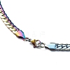 304 Stainless Steel Cuban Link Chain Necklace for Men Women NJEW-E093-01MC-03-4