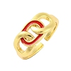 Brass Open Cuff Rings RJEW-U009-21G-2