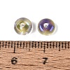 Baking Paint Electroplate Transparent Glass Beads EGLA-Q141-01A-A01-3