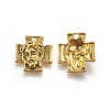 Tibetan Style Alloy Cross with Jesus Alloy Pendants for Easter Jewelry LS-GLF10674Y-NF-1