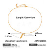 Mother's Day 304 Stainless Steel with Natural Freshwater Pearl Necklaces FS-WG5F984-01-2