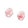 Gradient Color Transparent Frosted Acrylic Beads X1-OACR-M023-06G-2
