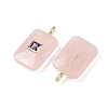 Natural Rose Quartz Pendants G-I391-03G-11-2