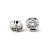 Brass Rhinestone Spacer Beads X-RB-A014-Z6mm-01S-NF-3