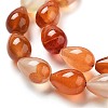 Natural Red Agate Beads Strands G-B106-A22-02-4