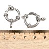 304 Stainless Steel Spring Ring Clasps STAS-B095-02P-03-3