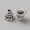 Tibetan Style Alloy Bead Caps FIND-WH0427-94AS-2