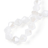 Imitation Jade Electroplate Glass Beads Strands LS-EGLA-A039-J6mm-A06-4