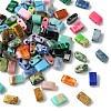 100Pcs 20 Colors Synthetic Agate Beads G-CJ0001-77-1