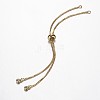 Brass Chain Bracelet Making KK-G290-09G-1