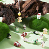 7Pcs 7 Styles Handmade Porcelain Beads PORC-TA0001-33-7