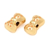 Brass Enamel Beads KK-CBA57A9-05G-3