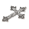 Tibetan Style Alloy Big Gothic Pendants X-TIBEP-A20541-AS-FF-2