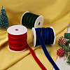 Yilisi 37.5 Yards 3 Colors Christmas Single Face Velvet Ribbon OCOR-YS0001-09-4