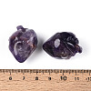 Natural Amethyst Heart Beads G-T144-04F-3