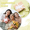 16Pcs Flower Polyester Ornament DIY-HY0003-34D-5