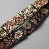 Flower Pattern Polyester Woven Belt Ornament Accessories FIND-WH0127-99-2