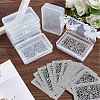 Plastic Card Storage Boxes with Hinged Lids CON-WH20010-05A-3
