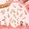 20Pcs Alloy Enamel Pendants ENAM-YW0006-34A-5