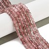 Natural Strawberry Quartz Beads Strands G-H042-A11-02-2