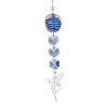 Glass Round & Octagonal Beads Hanging Suncatchers HJEW-JM04617-01-2