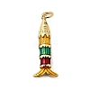 Rack Plating Brass Pendants KK-A268-23G-1