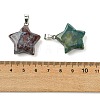 Natural Indian Agate Pendants GG-K002-10U-3