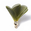 Organza Fabric Pendants X-FIND-T061-001-3