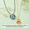 Alloy Open Back Bezel Pendants(Rotatable) PALLOY-TA0001-01-13