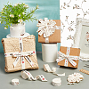4 Rolls 4 Styles Cotton Handmade Printed Ribbon OCOR-NB0002-08-5