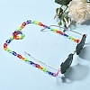 Personalized Acrylic Cable Chain Necklaces NJEW-JN02899-04-5