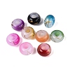 Two Tone Drawbench Acrylic European Beads OACR-Q200-36-2