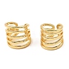 Rack Plating Brass Splite Cuff Earrings EJEW-L261-014G-1