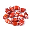 Handmade Millefiori Glass Barrel Beads LA-N002-15F-1