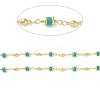 Natural Amazonite Column Link Chains CHC-K014-07G-03-2