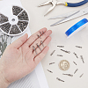 185Pcs Brass Fishing Rolling Bearing Connector FIND-FH0003-30-3