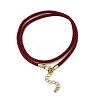 Nylon Milan Cord Necklace Making MAK-M028-01G-30-2