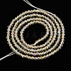 Electroplated Glass Beads Strands EGLA-S174-23C-01-2