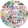 50Pcs Cartoon Flamingo PVC Sticker STIC-D280-08-3