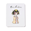 Rectangle Paper Hair Clip Display Cards CDIS-C004-03E-2