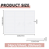 20Sheets Double Side Adhesive Glue Sticky Tape For False Nail Tips MRMJ-FH0001-56-2