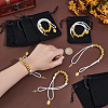 8Pcs CCB Plastic Round Bead Bracelets BJEW-PH01941-3