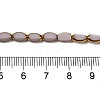 Electroplate Glass Beads Strands X-EGLA-P061-02A-03-4