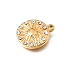 304 Stainless Steel Rhinestone Pendants STAS-E531-13G-B-2