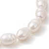 Natural Pearl Beads Stretch Bracelets for Women BJEW-JB11321-4